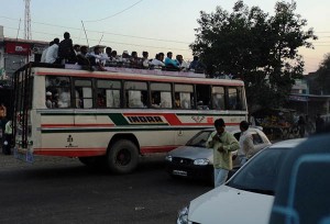 Ghaziabad Uni student bus